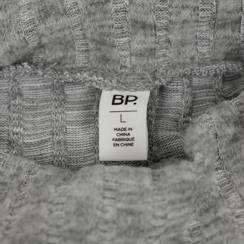 BP Ribbed Grey Slouchy Turtleneck Sweater - Picture 4 of 9